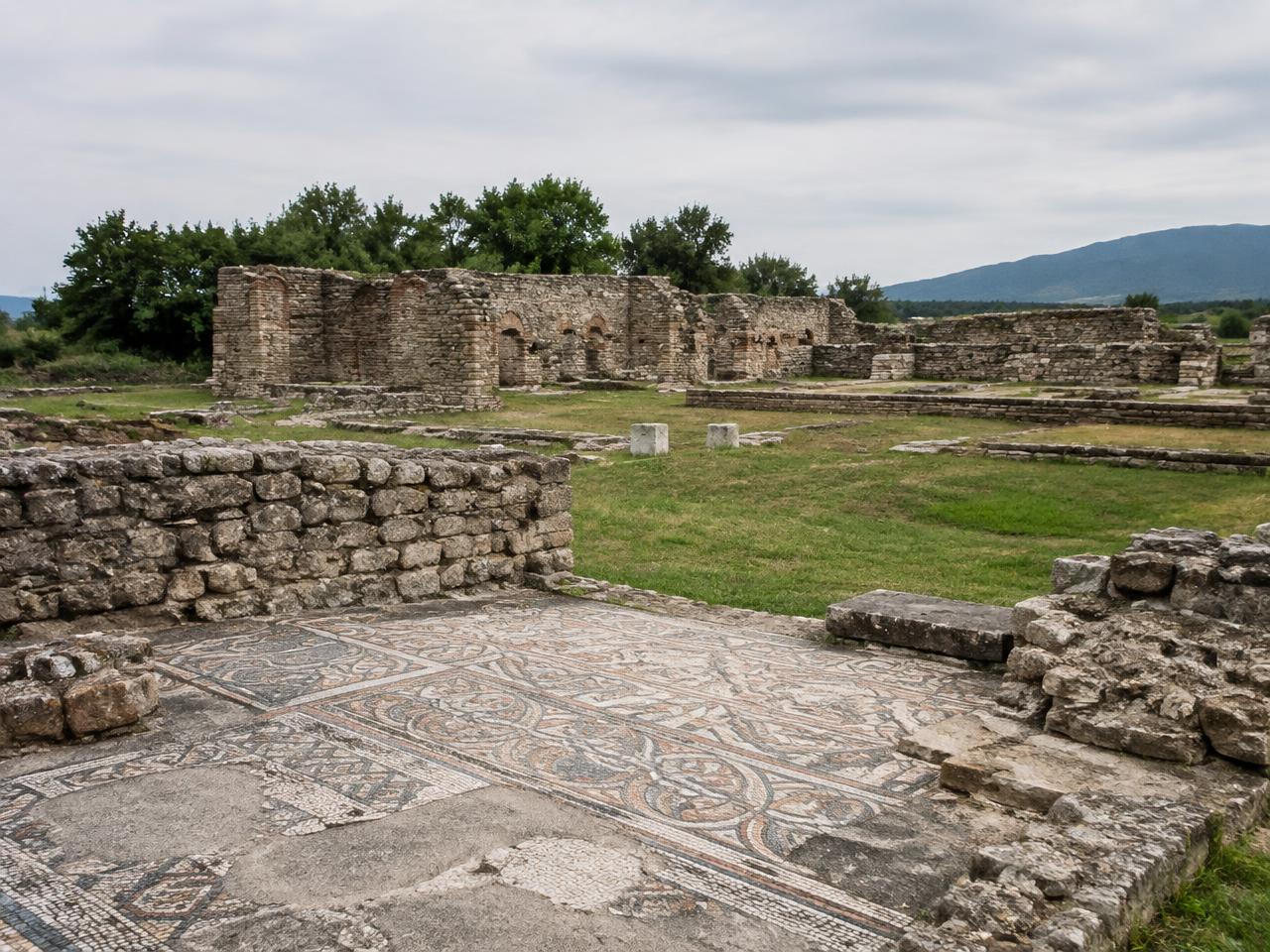 Ruins of the Roman imperial palace Felix Romuliana